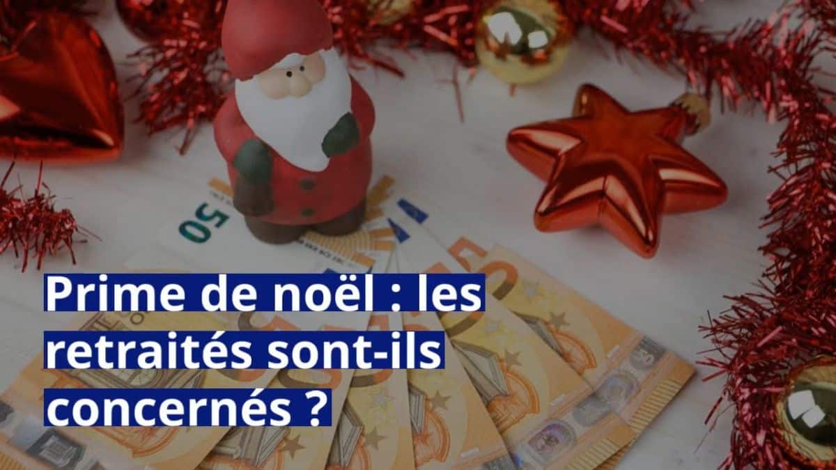 Prime de Noël accessible aux retraités