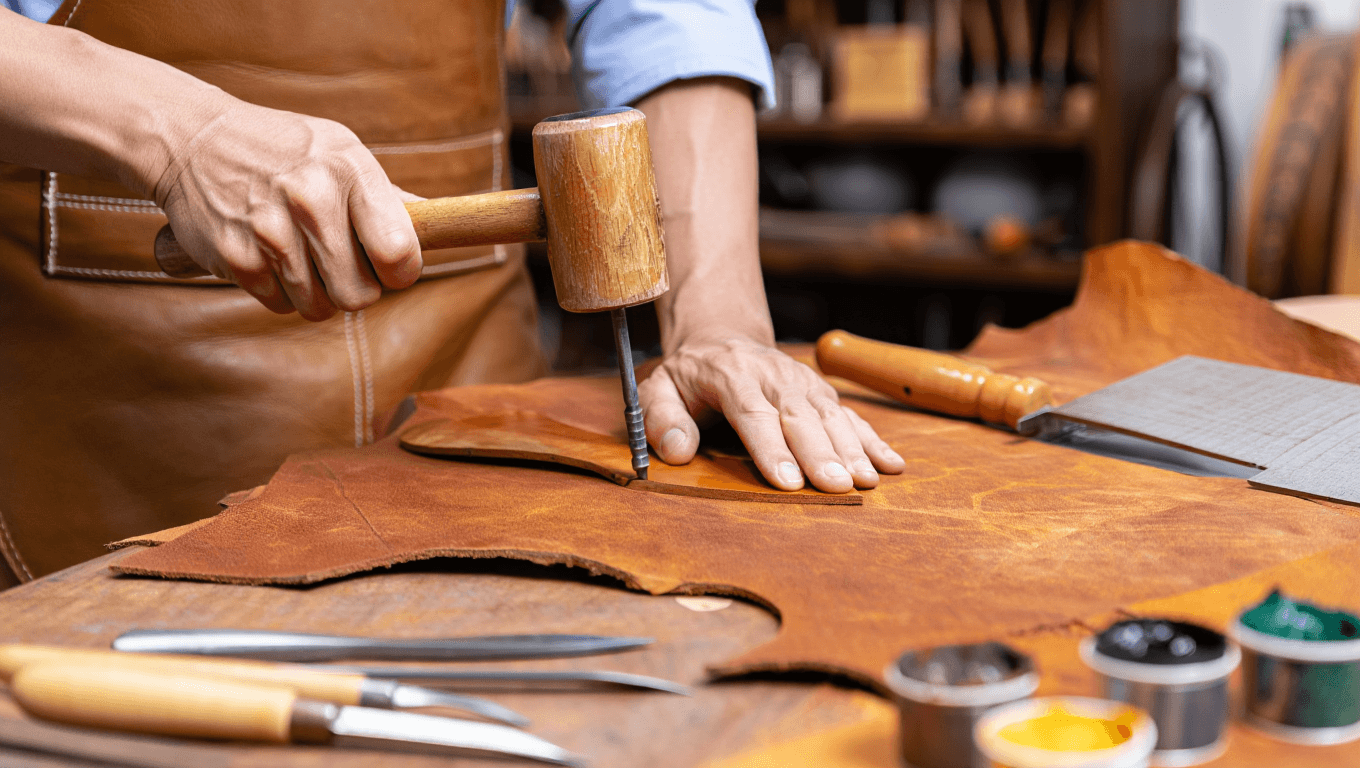 Comment est conçu un sac en cuir avec tannage végétal ? Guide complet