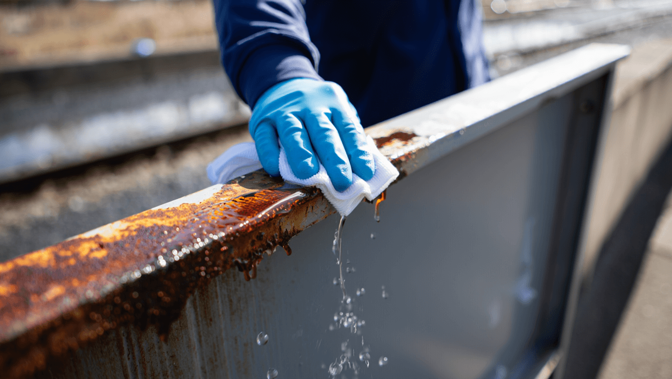 Comment enlever la rouille avec du vinaigre blanc ?