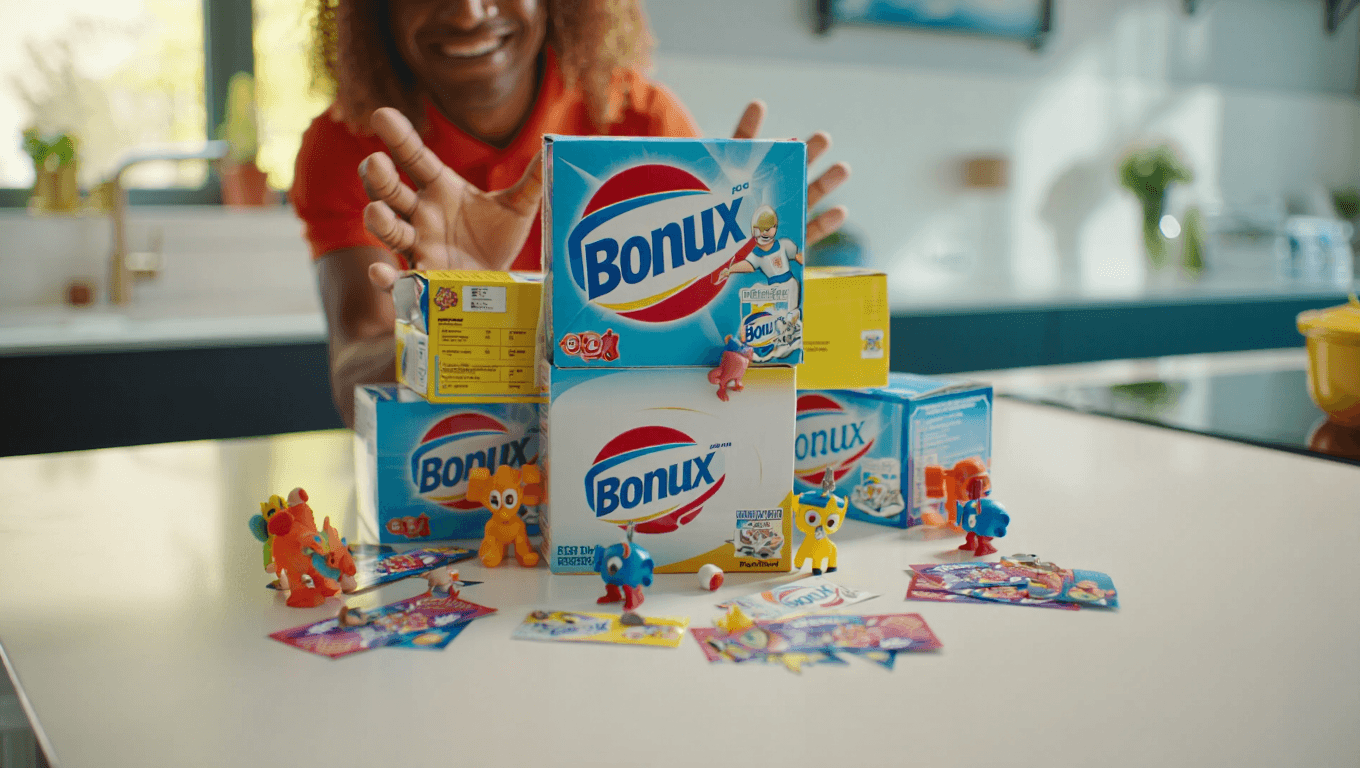 La marque iconique de lessive Bonux renaît de ses cendres… avec son cadeau