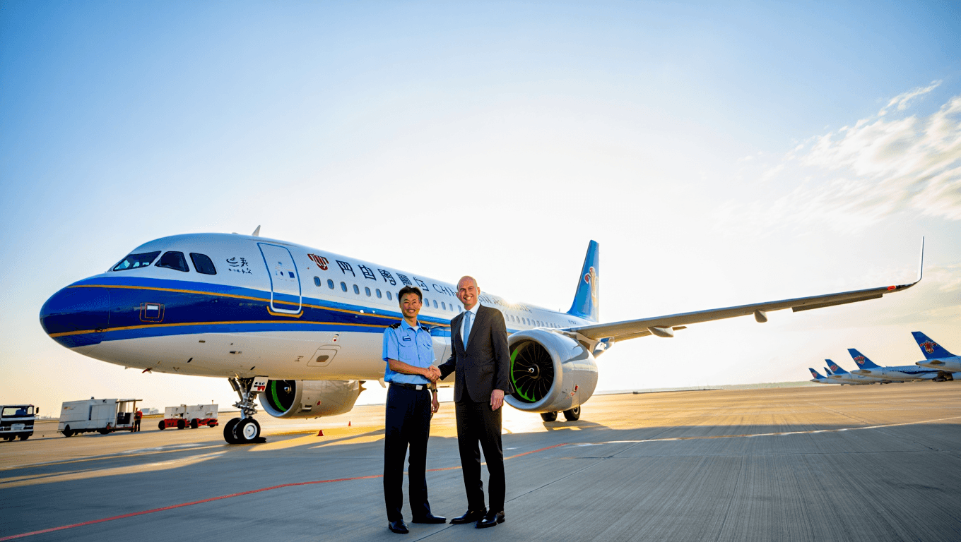 Airbus décroche une commande de 137 avions A320neo auprès de la compagnie China Southern