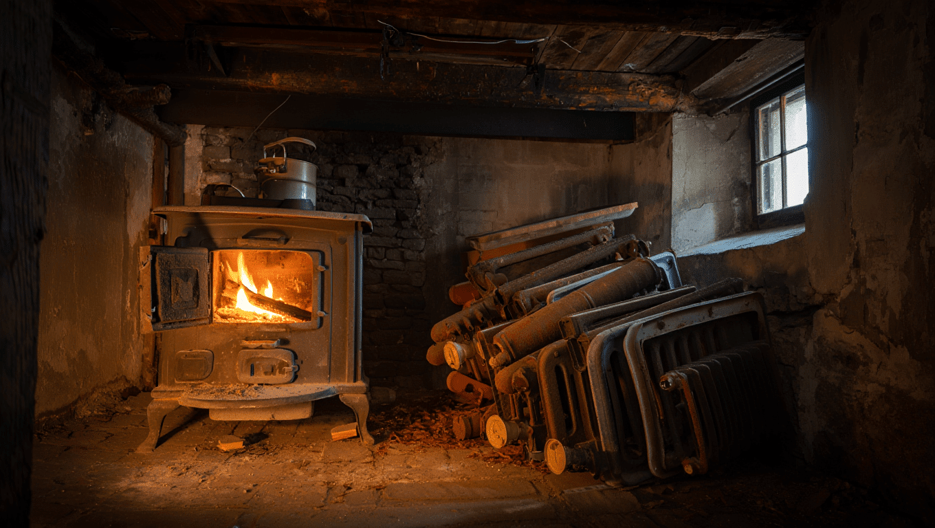 Débarras de maison ancienne - que faire des vieux poêles et appareils de chauffage ?