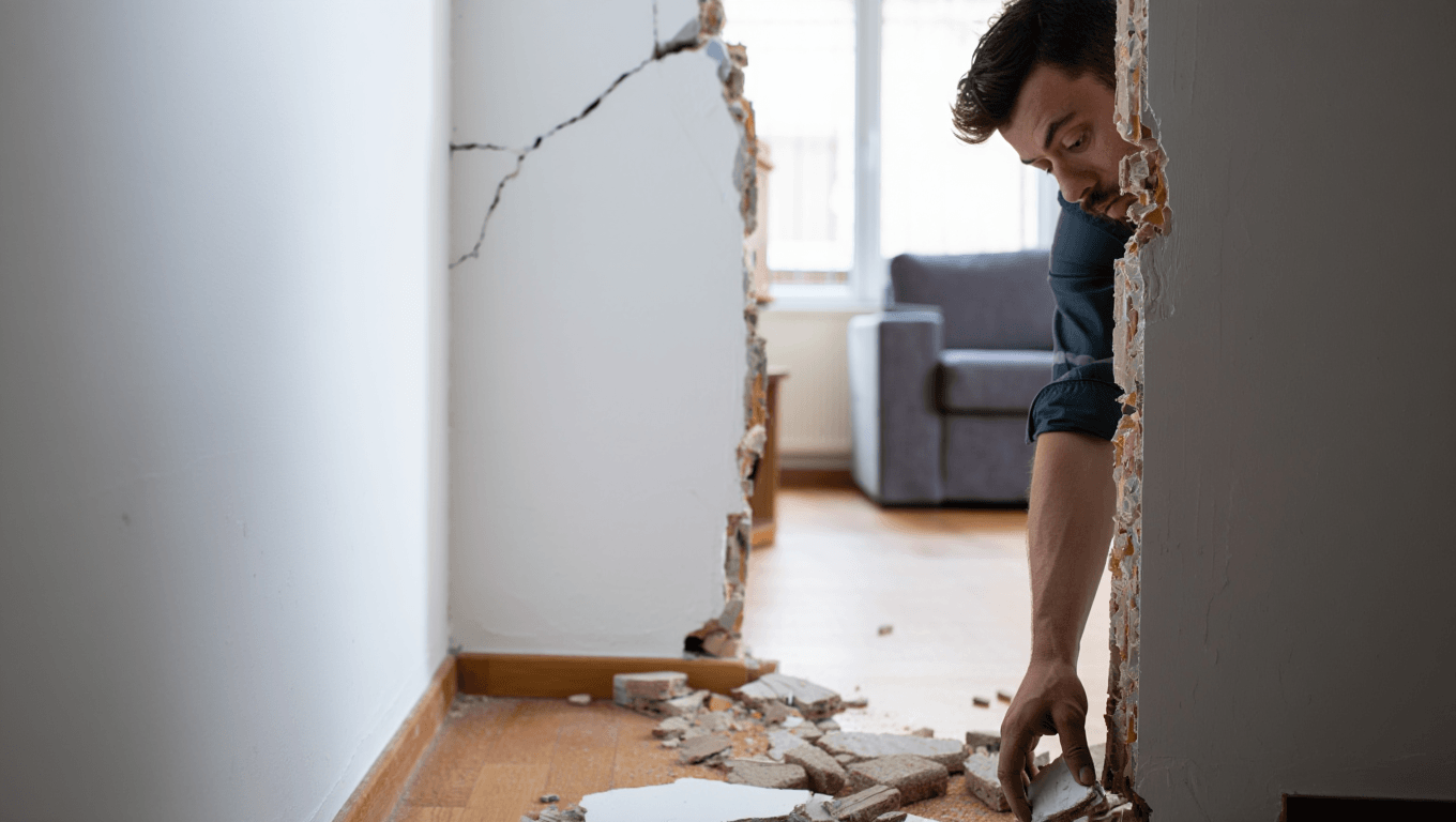 Mur qui penche : causes et solutions pour le consolider