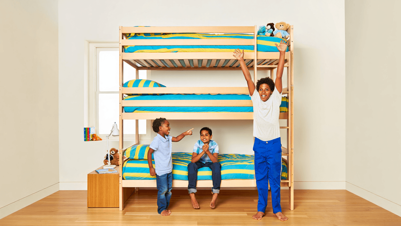 Lit superposé 3 places : la solution maline pour les chambres d'enfants