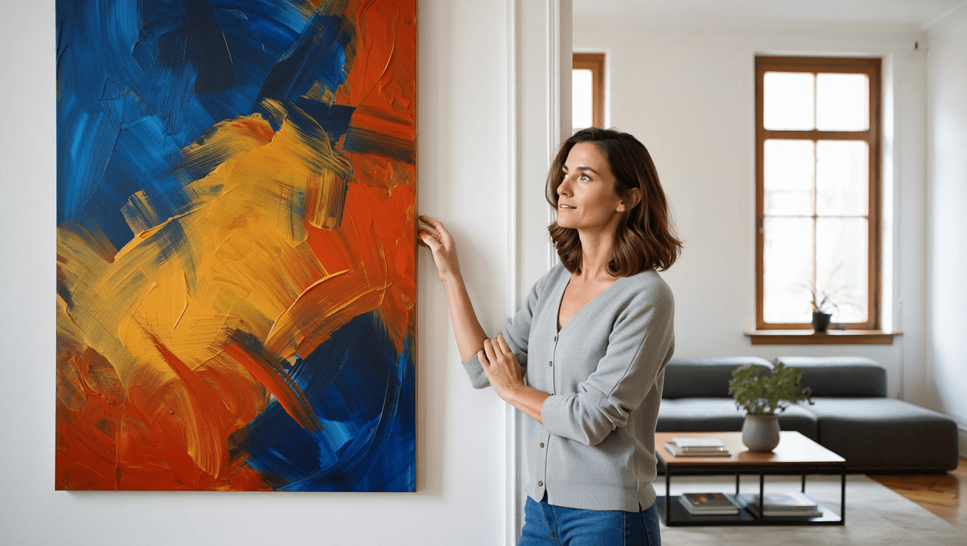 Pourquoi intégrer un tableau abstrait dans votre décoration ?