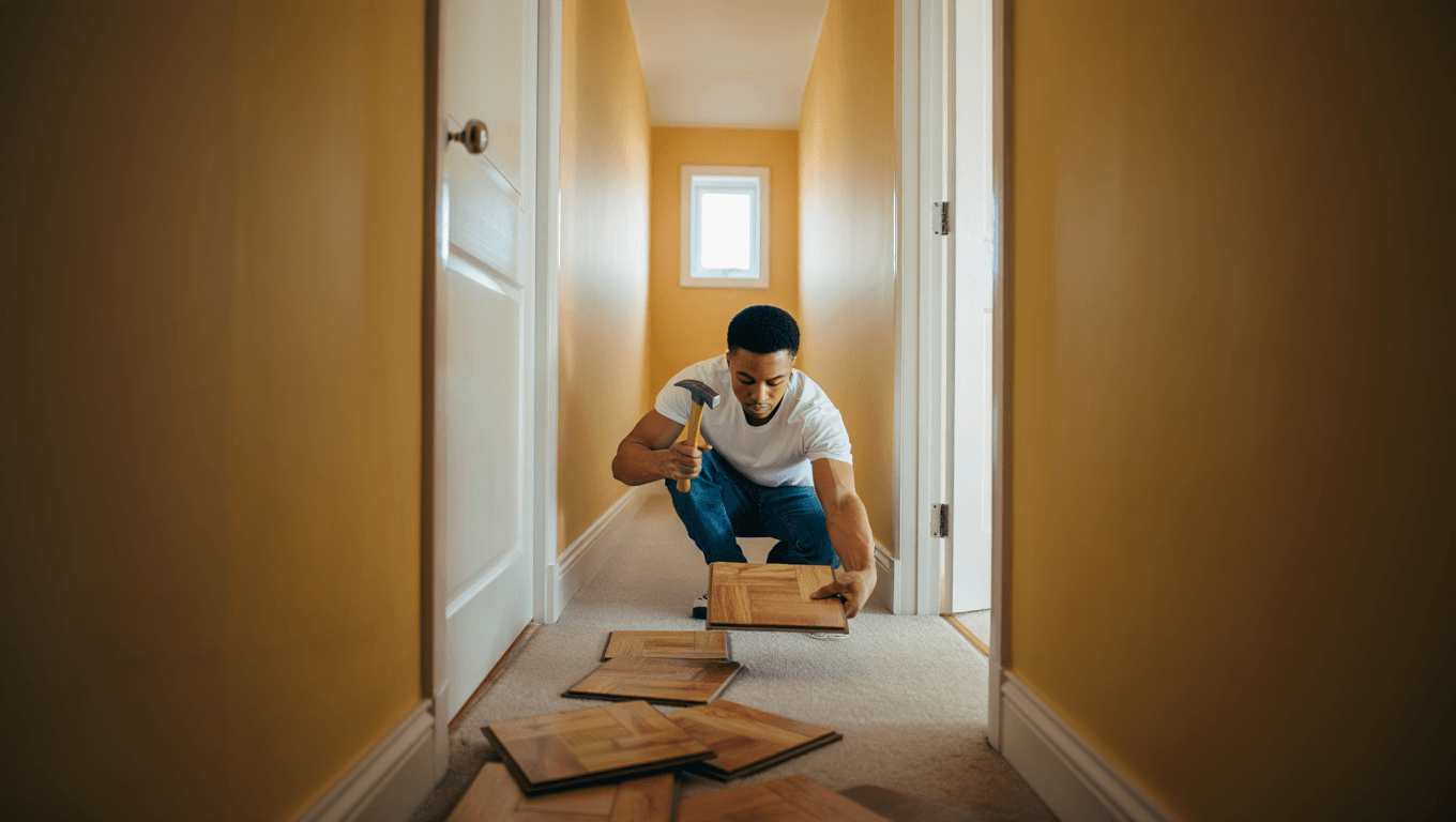 Poser du parquet dans un couloir étroit : guide simple et précis