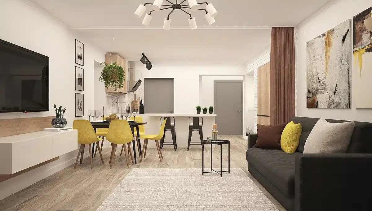 Petit studio meublé prêt pour un étudiant