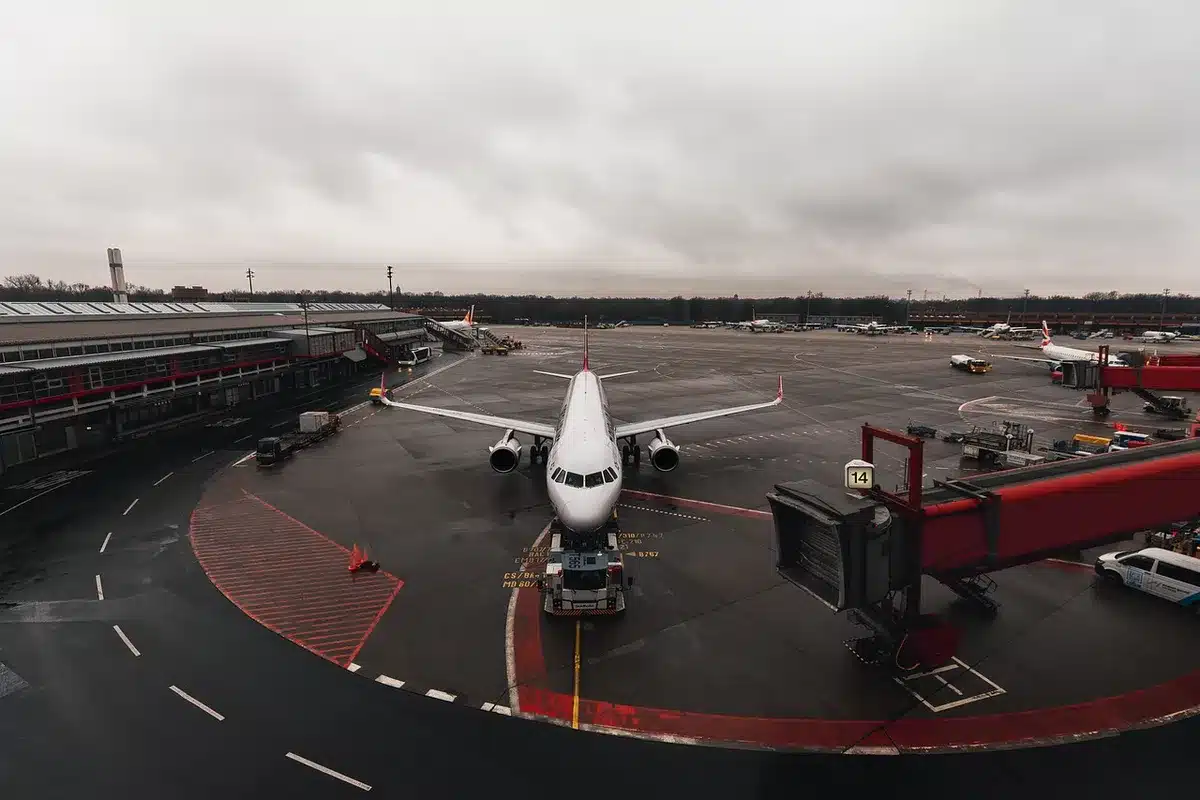 Flotte d'avions stationnés au sol illustrant le nombre d'A321 concernés