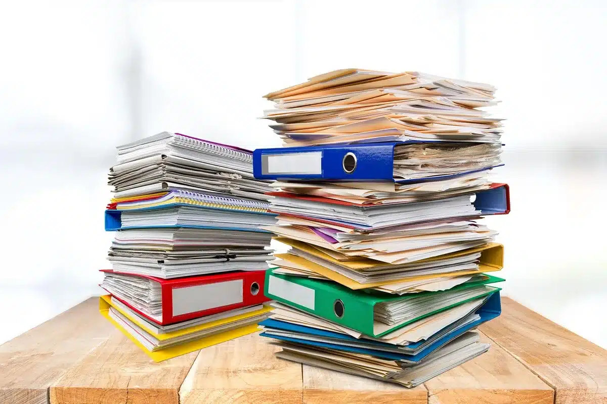 Formulaire et documents administratifs avec un numéro SIREN visible