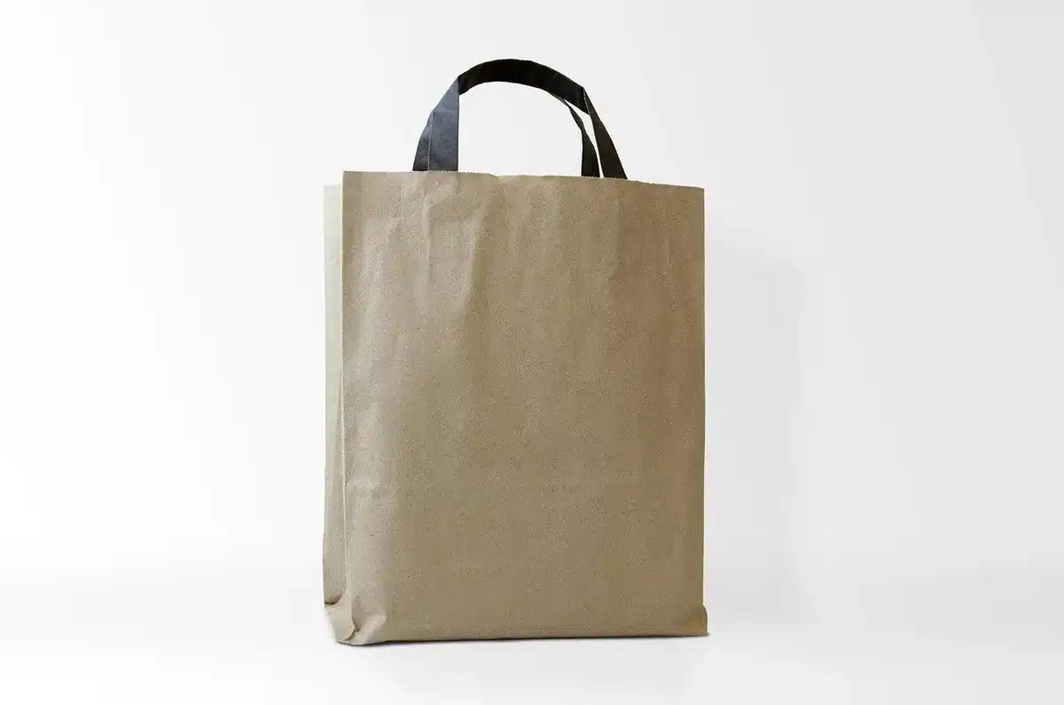 Deux cartables sur un banc près d'une porte, prêts pour la transition entre foyers