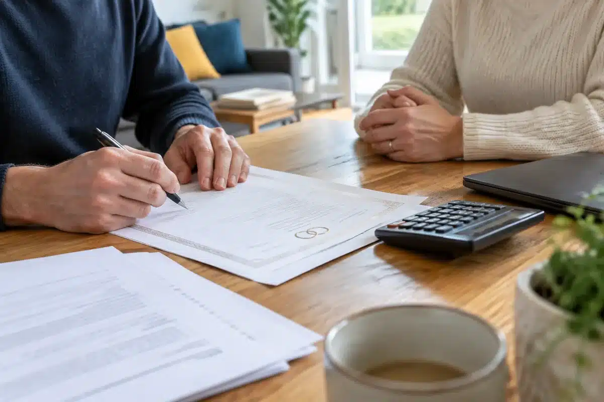 Comment se partage la communauté réduite aux acquêts lors d'un divorce?